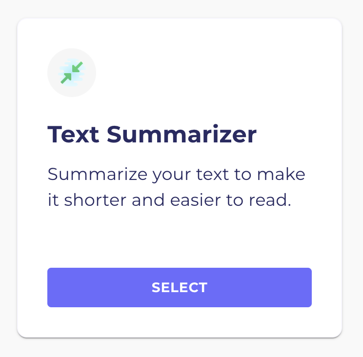 Text Summarizer AI Tool | CopyGenius